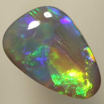 SOLID SEMI BLACK OPAL Colourful show, neon rolling flash